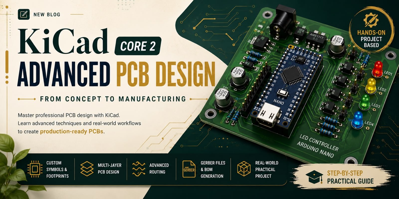 Master Advanced PCB Design with KiCad Core 2: A Complete Practical Guide